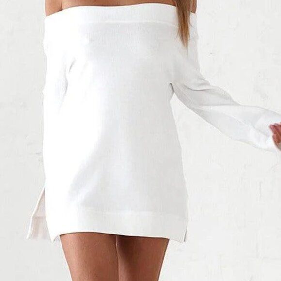 JAUS- Off The Shoulder Mini Dres - Picture 2 of 6